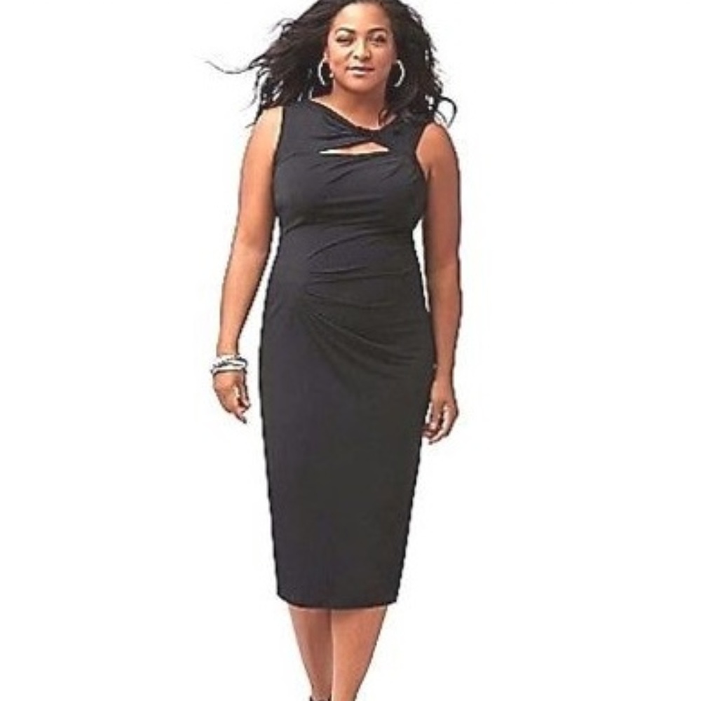 Lane Bryant Sleeveless Black Dress 14